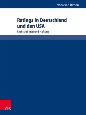 cover image of Ratings in Deutschland und den USA